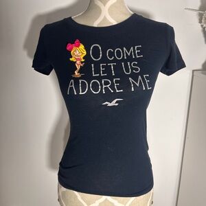 Old Y2K hollister baby graphic tee